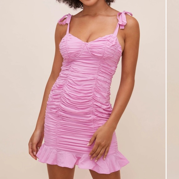 Astr Dresses & Skirts - NEW Astr Aiko Ruched Mini Dress